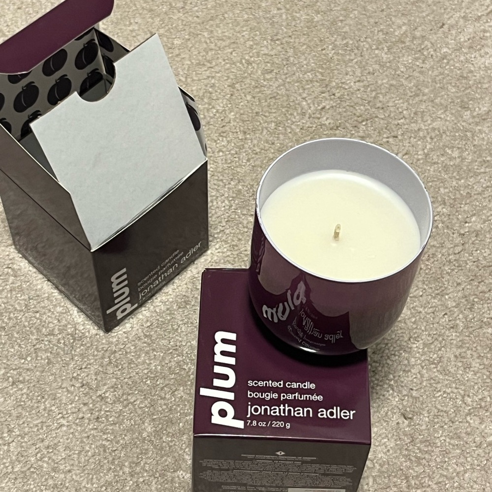 jonathan adler pop plum candle Brand New 220g Great gift scented candle